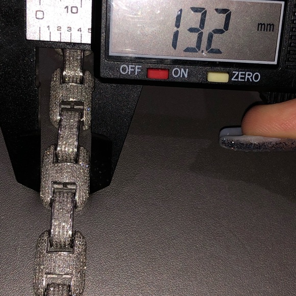 Gucci link real diamond men bracelet custom made exclusive design 4.50 carats - Picture 10 of 10